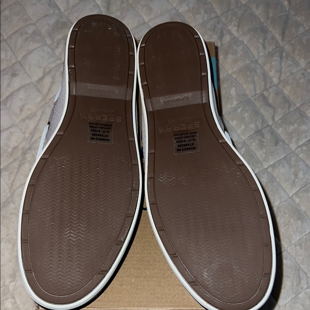 Sperry Women's Gray Boat Shoes - Picture 5 of 6
